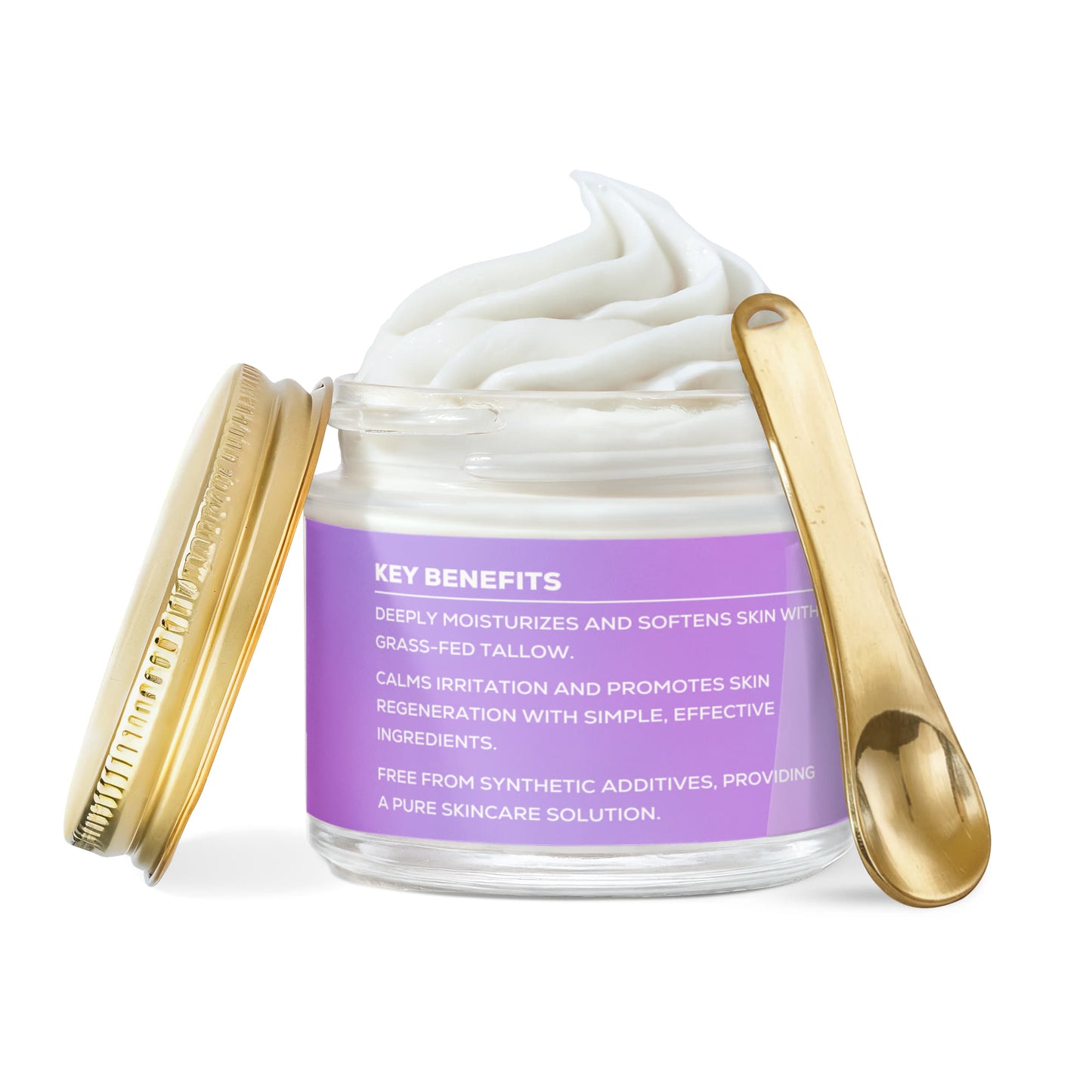 Whipped Grass-Fed Tallow Balm with Vanilla Bean