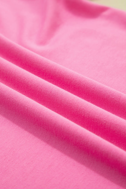 Mint Green V Neck Drop Shoulder Tee and Patchwork Drawstring Shorts Set