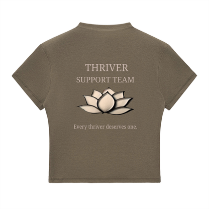 Slim Fit Mock Tee - Support Team